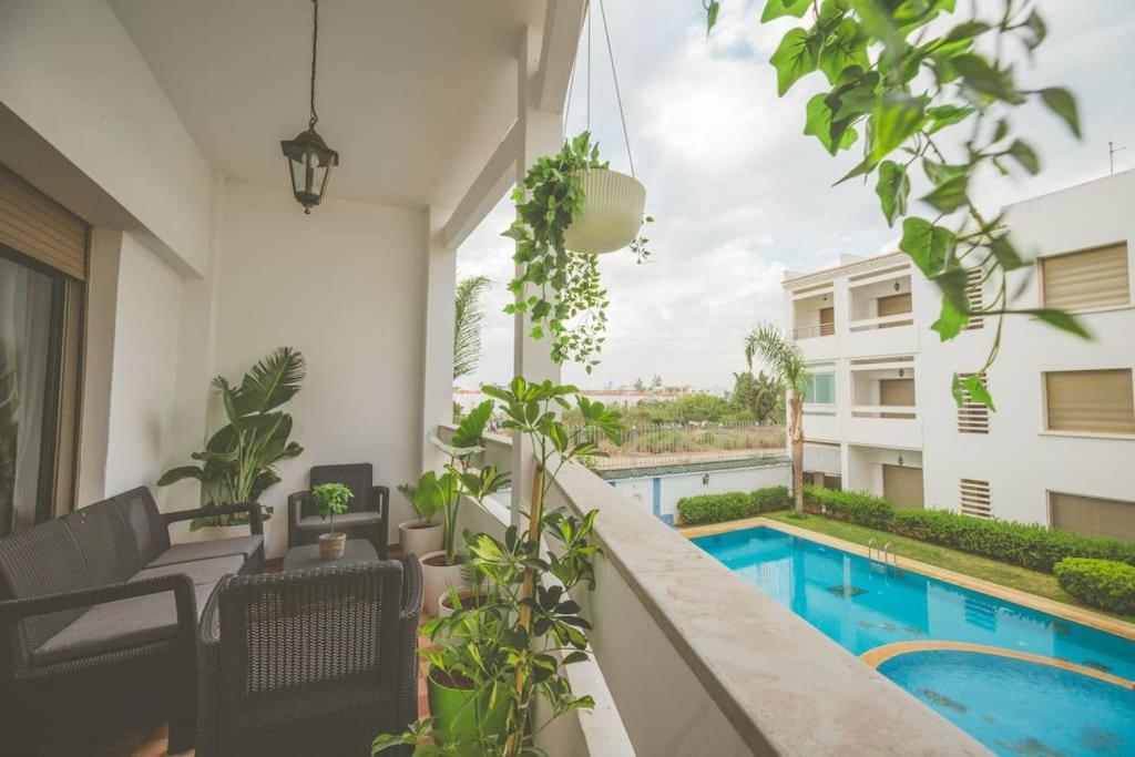 Lovely 2 Bedroom Vacation Home With Pool/Beach الصخيرات المظهر الخارجي الصورة